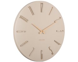 Karlsson Wandklok Esmerado - Wit - 40x40x40cm - Wandklok Modern