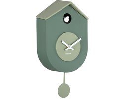 Karlsson Wandklok Grato Cuckoo - Jadegroen - 9.2x17.5x33.2cm - Wandklok Scandinavisch