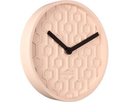 Karlsson Wandklok Honeycomb - Roze - Ø31cm - Wandklok