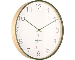 Karlsson Wandklok Joy - Groen - Ø40cm - Wandklok Modern