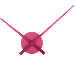 Karlsson Wandklok Little Big Time Mini Metallic - Roze - Ø41cm - Wandklok Scandinavisch