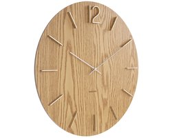 Karlsson Wandklok Meek - MDF Licht hout fineer - Ø50cm - Scandinavisch