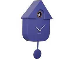 Karlsson - Wandklok Modern Cuckoo - Helderpaars