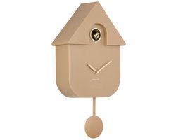 Karlsson Wandklok Modern Cuckoo Oro - Bruin - 21.5x8.5x41cm - Wandklok Modern