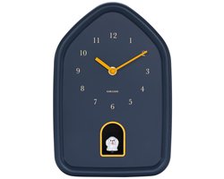Karlsson Wandklok Modern Doggy - Blauw - 29.1x20x29.1cm - Wandklok Modern
