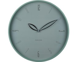 Karlsson Wandklok Petals - Blauw - Ø40cm - Wandklok Scandinavisch