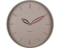 Karlsson Wandklok Petals - Grijs - Ø40cm - Wandklok Scandinavisch