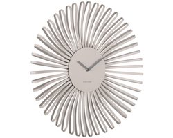 Karlsson Wandklok Polo - Grijs - 48x48x48cm - Wandklok Modern