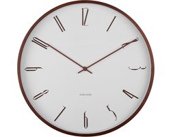 Karlsson Wandklok Scandia - Wit - Ø40cm - Wandklok Scandinavisch
