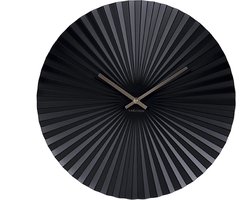 Karlsson Wandklok Sensu - Staal Zwart - Ø40cm - Scandinavisch