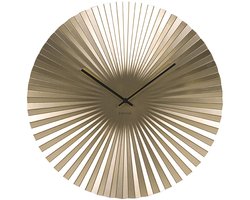 Karlsson Wandklok Sensu - XL Staal Goud - Ø50cm - Scandinavisch