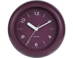 Karlsson Wandklok Slope - Dark mauve - Ø20cm - Wandklok Scandinavisch