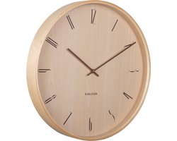 Karlsson - Wandklok Suave - Licht hout- Ø40cm