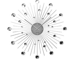 Karlsson Wandklok Sunburst - Kristal - Large - Ø50cm - Scandinavisch