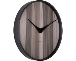 Karlsson Wandklok Wood Melange - Bruin - Ø40cm - Wandklok Modern