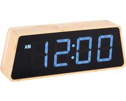 Karlsson Wekker Changing Colour LED - Bruin - 4.5x19x7cm - Modern - Wekker voor slaapkamer - Wekkers