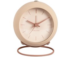 Karlsson Wekker Nirvana Globe - Bruin - Ø9,5cm - - Wekker voor slaapkamer - Wekkers