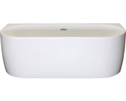 Karo - Ligbad acryl- Half-Vrijstaand - Ligbad acryl- Vrijstaand - 170x80cm - Wit