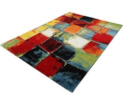 Karpet24 Patchwork Vloerkleed Belis - Stijlvol en Duurzaam - 20739 - Multicolor Design-200 x 290 cm