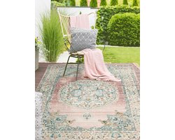 Karpet24 Salsa – Vintage Style Vloerkleed, Weerbestendig & UV-bestendig voor Binnen & Buiten-160 x 230 cm