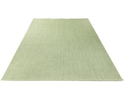 Karpet24 Sisal – Modern Effen Vloerkleed voor Binnen & Buiten, Groen-140 x 200 cm