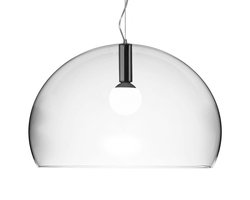 Kartell Big FL/Y Hanglamp Ø83 Transparant