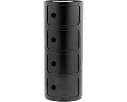 Kartell Bijzettafel Componibili Large - Zwart