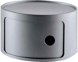 Kartell Bijzettafel Componibili Small - Zilver