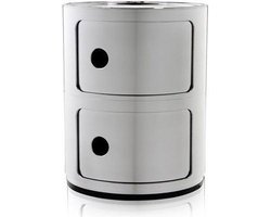 Kartell Bijzettafel Componibili Small - Zilver