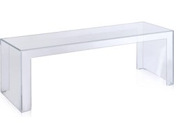 Kartell - Invisible Rechthoekige Salontafel - Transparant