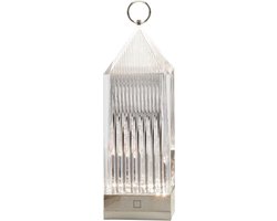 Kartell Lantern Tafellamp LED Oplaadbaar Crystal