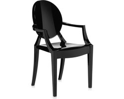 Kartell Louis Ghost Stoel - Zwart