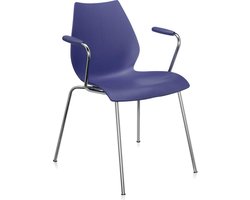 Kartell - Maui Stoel Met Armleuningen - Blauw