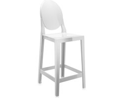Kartell One More, One More Please rond high wit barkruk (2 stuks)
