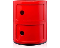 Kartell Opbergkastje Componibili Small - Rood