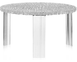 Kartell - T-Table doorzichtig kristal h28
