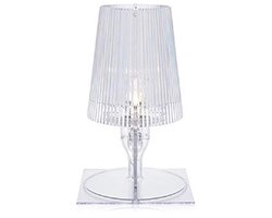 Kartell Take table lamp transparent blue
