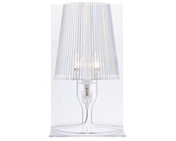 Kartell Take, tafellamp, glashelder