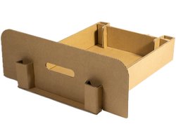 Kartonnen bedlade voor boog bed