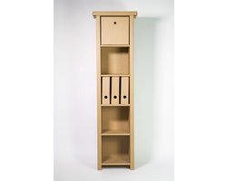 Kartonnen boekenkast hoog Geen opbergbak / Geen lectuurbakken - 43 x 30 x 154 cm - Kartent