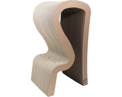 Kartonnen golf barkruk - Karton / Onbedrukt - Zithoogte 78 cm - Kartent