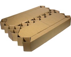 Kartonnen vouwbed