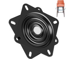 KARZO - 360 graden draaiplateau met kogellagers voor stoelen en tafels - 177 x 177 x 28 mm - max. 250 kg - draaitafel voor meubels