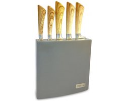 Kassel 93307 - Acacia messenblok staand - ovaal