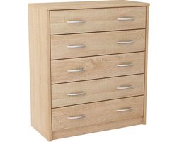 Kast 5S OAK SONOMA boekenkast 5 laden