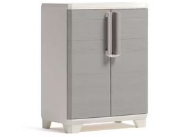 Kast 68x39x90cm kunstof beige.