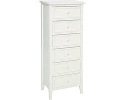 Kast Claire 6 Lades Wit