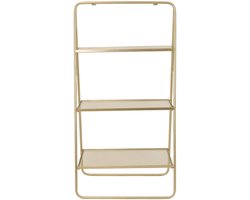 Kast - Goud - Glas - 3 legplanken - Design
