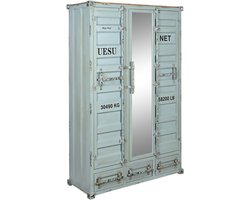 Kast Home ESPRIT Turkoois Hemelsblauw 112 x 46 x 174 cm