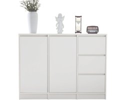 Kast - Kastje - Dressoir - Boekenkast - Dressoir Kasten - Dressoirs - Dressoir Kasten Industrieel - Kast met 12 lades - 12 Lades - Ladekast - Opbergkast Met Lades - Hout Look Kast - Halmeubel - Modern